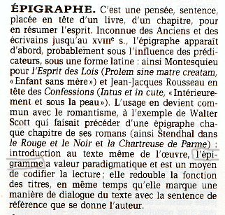 exemple d epigramme